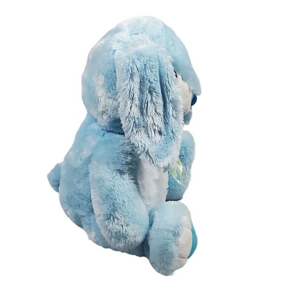 Hammerbest Bunny Rabbit Plush Blue Long Floppy Ears Easter Spring Stuffed Toy - Picture 4 of 13